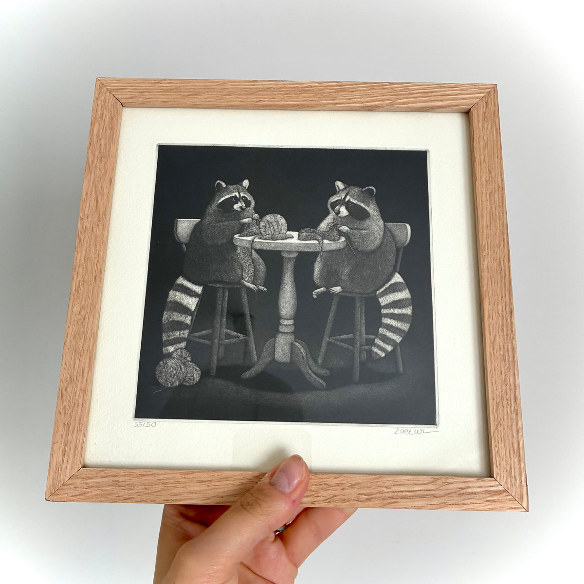 The Masked Balls of Yarn (FRAMED)