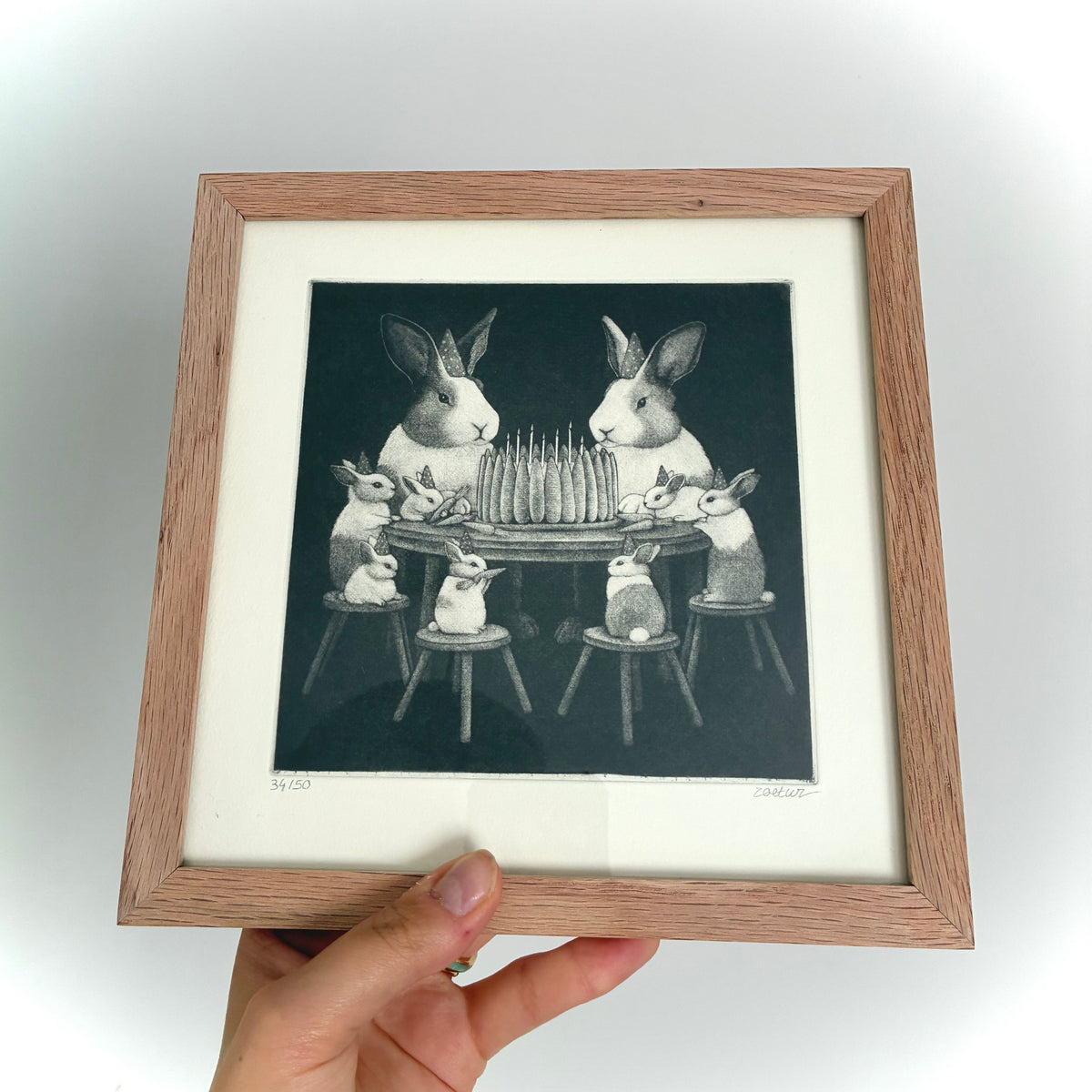 Happy Birthday Mister Rabbit ENCADRÉE